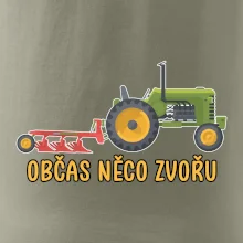 Traktor občas něco zvoře