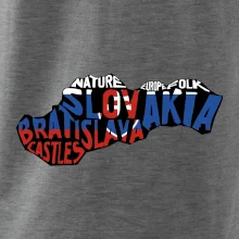 Mapy - názvy měst - Slovensko