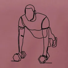 Trenér fitness jedním tahem