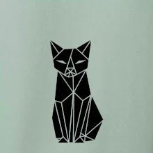 Origami kočka zepředu