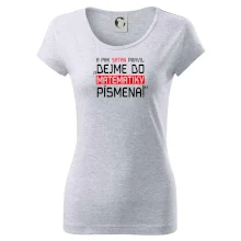 A pak satan pravil dejme do matematiky písmena