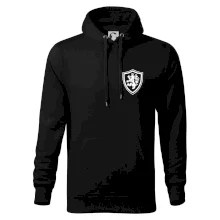 Český lev erb na prsu a na zádech