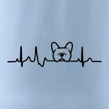 EKG Francouzský buldoček hlava