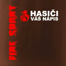 Hasiči (oheň,  Firesport, název sboru - vlastní nápis)