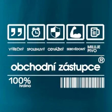 Čárový kód obchodní zástupce