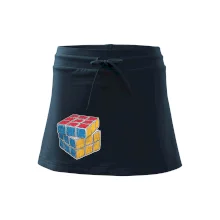 Rubikova kostka kreslená