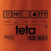 Čárový kód teta Čárový kód teta