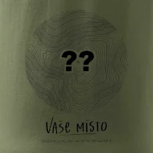 Vaše místo - vrstevnice v kruhu