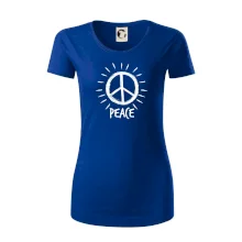 Peace symbol černobílý