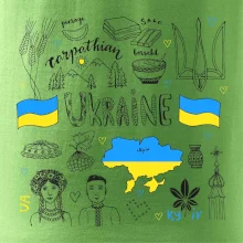 Ukrajina folklor - kreslené obrázky