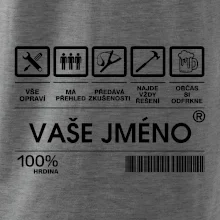 Vaše jméno - čárový kód
