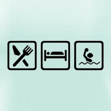 Eat sleep vodní pólo v řadě