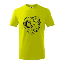 Černá Hlava berana obrys