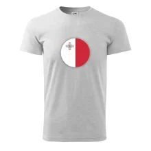 Vlajka Malta kulatá velká