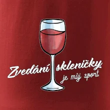 Zvedání skleničky je můj sport