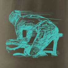 Silniční cyklista zadek