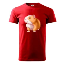 Morče - kreslené, bílo oranžové