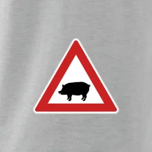 Dopravní značka - Pozor prase domácí