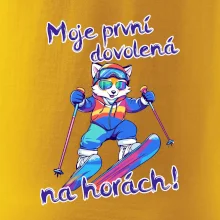 Moje první dovolená na horách modrá liška