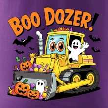 Halloweenský boo dozer