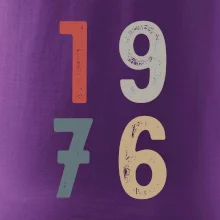 Vintage číslice 1976
