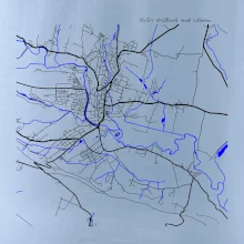Dvůr Králové nad Labem mapa s vodními toky