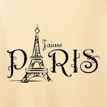 Paris nápis Eiffelovka rovný