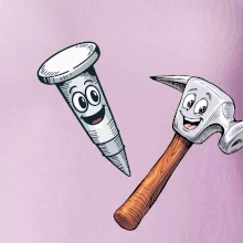 Parové triko - Kladivo a hřebík