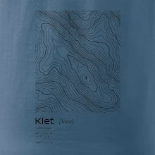 Kleť - vrstevnice v obdélníku