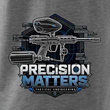 Technický nákres precision matters paintball