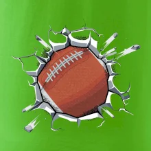 Americký fotbal míč v triku