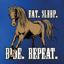 Eat Sleep Ride Repeat Western
