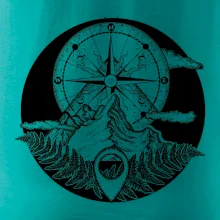 Cestování - hory kompas