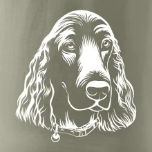 Kokršpaněl - hlava kreslená