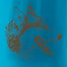 Husky - hlava z boku