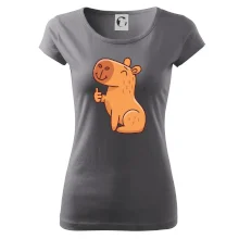 Kapybara s palcem nahoru