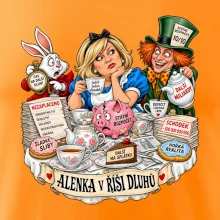 Alenka v říši dluhů čajový dýchánek státního rozpočtu