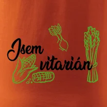 Jsem vitarián - nápis
