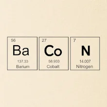 Bacon - periodická tabulka