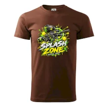 Neonový zásah splash zone paintball