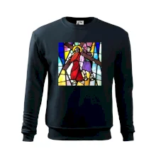 Vitráž - Ježíš a kříž