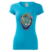 Hlava lva kreslená jednoduchá