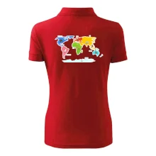 Světové kontinenty s názvy a zvířátky