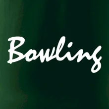 Bowling nápis psací Bowling nápis psací