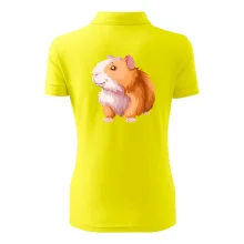 Morče - kreslené, bílo oranžové