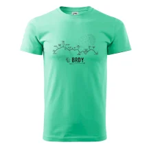 Profil kopců - Brdy Profil kopců - Brdy
