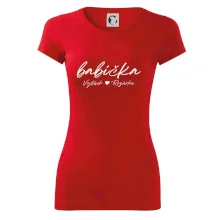 Babička Tričko se jmény dětí psací písmo