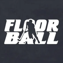Floorball nápis rovný
