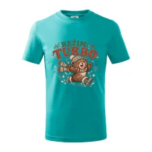 Rodinná vánoční trička - Režim turbo zimní medvídek dítě