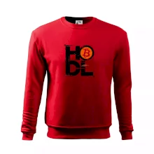 Hodl velký nápis a logo BTC